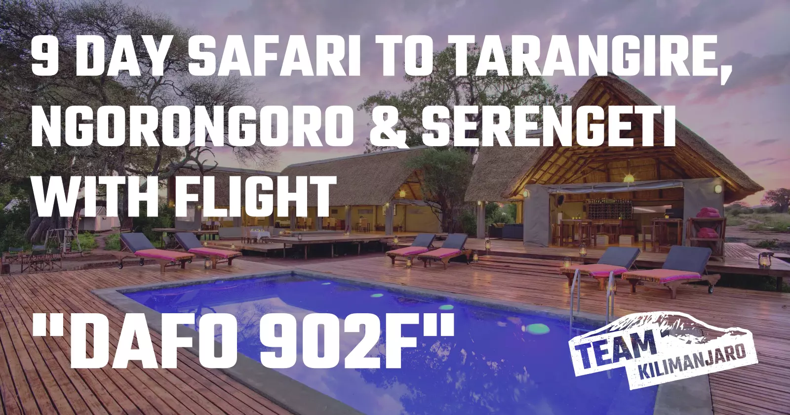 Tanzania Safari DAFO 902F