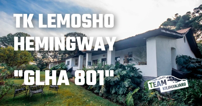 8 Day TK Lemosho Hemingway Climb