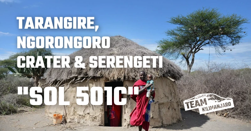 5 Day Camping Safari to Tarangire, Ngorongoro Crater & Serengeti